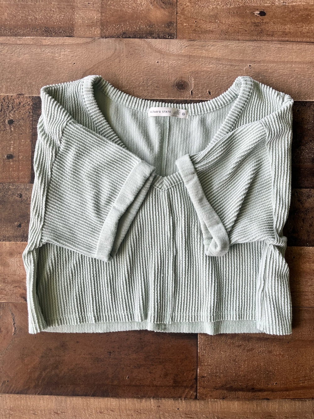 Altar'd State Short Sleeve Crop Top | XS